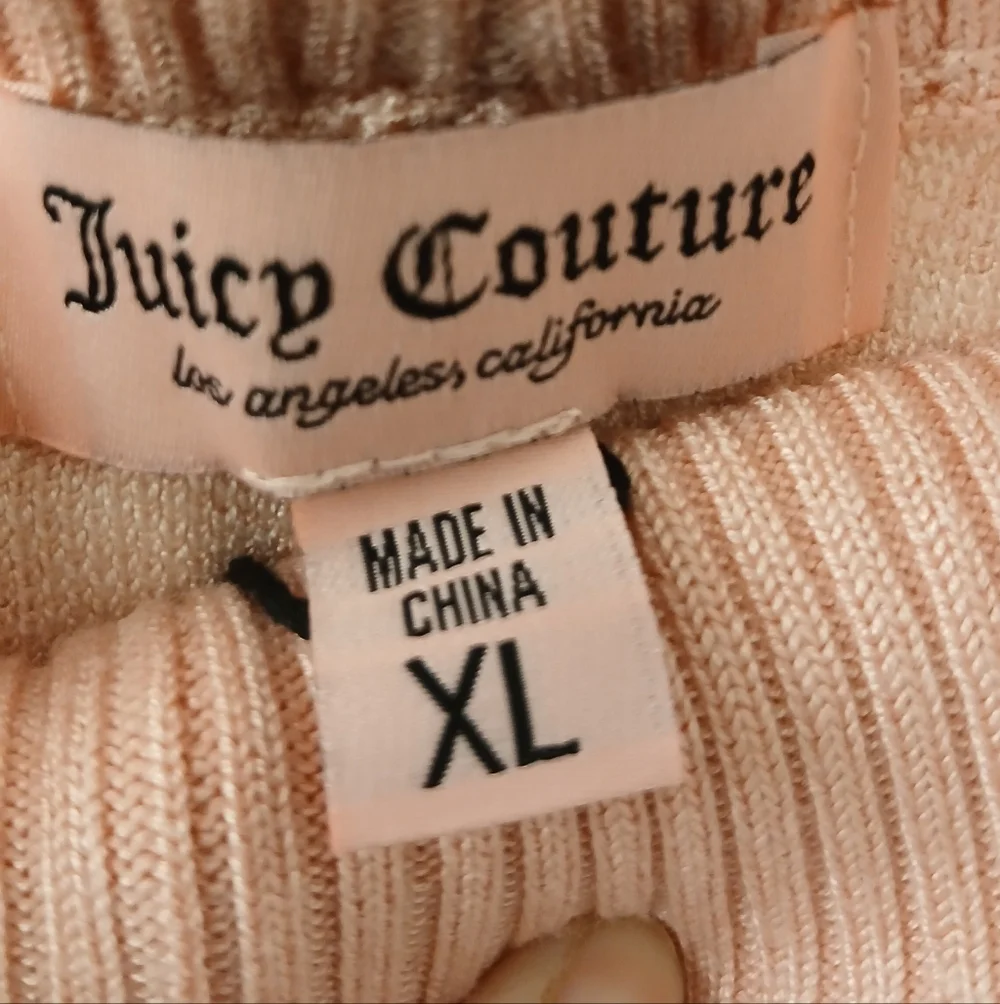 Juicy Couture 2‑Piece Logo Sweater Knit Jogger Set – XL – NWT
